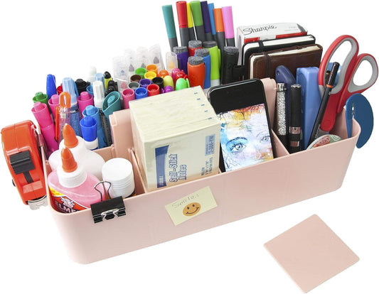 Enjoy Office Desk Storage Organizer 8 compartments Box DIY Box Remote Cosmetic Holder Pen Pencil Stationery Basket -Made In USA