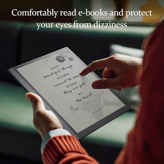 Geniatech Kloudnote Slim 10.3" Digital Notebook, E Ink Tablet and ePaper Notepad for ebook Reading and Writing, 227ppi ereader Device in 2025, 5.3mm Ultra-Thin (Grey)