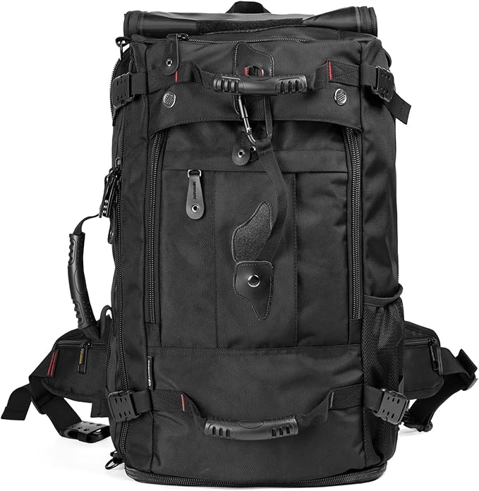 Travel Backpack Carry On Backpack Durable Convertible Duffle Bag Fit for 15.6 Inch Laptop for Men and Women hiking airplane shoes bag extendable three way uses multiple