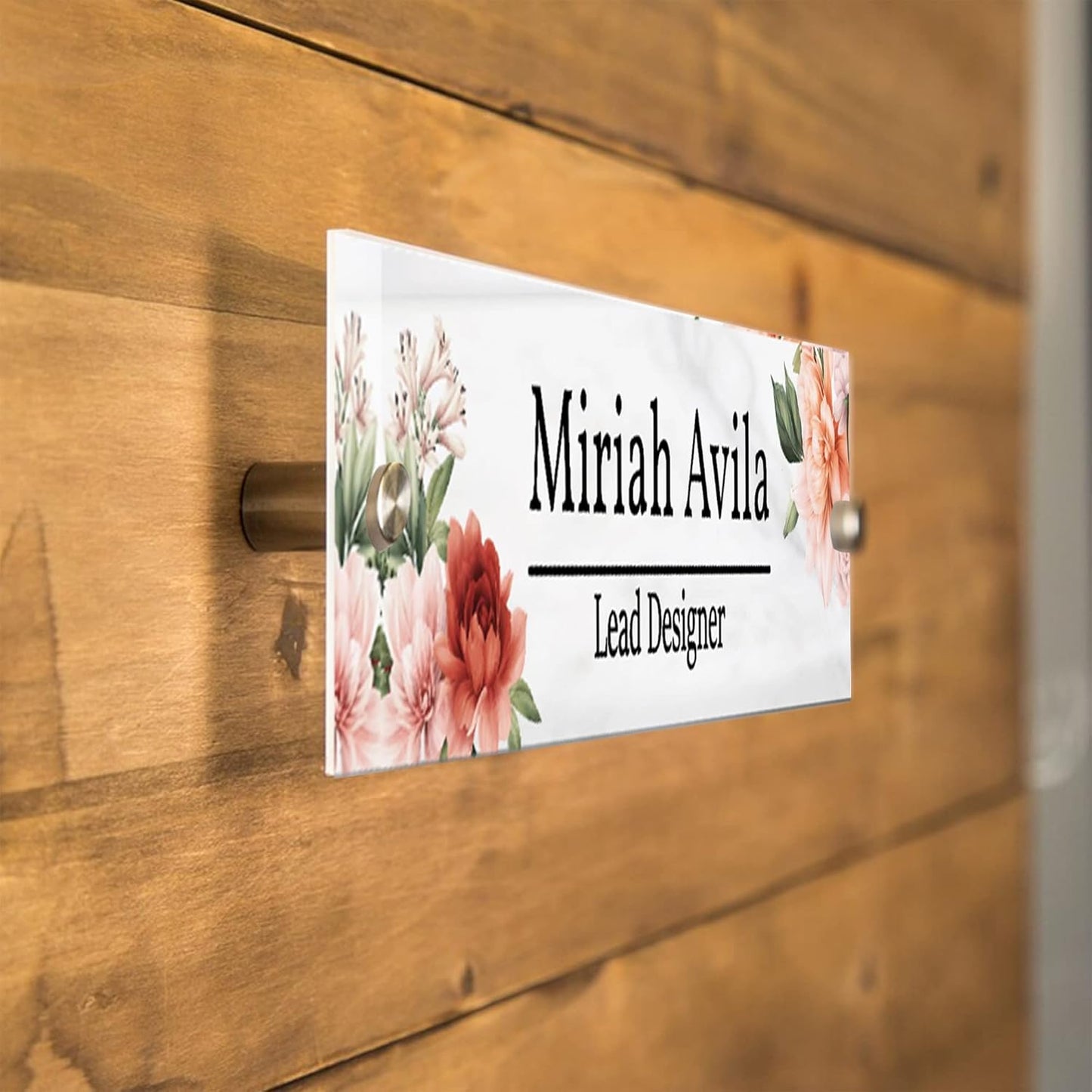 Wall Sign Name Plate - 8x2" Office Sign, Executive CEO Signs, New Job Office Decor, Graduation or Promotion Gift, Holiday Gift, Name Plates For Doors Personalized, Customize Name Plate For Door/2