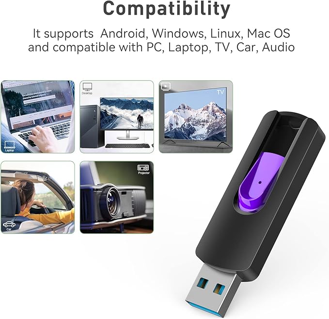 Aiibe 32GB USB 3.0 Flash Drive 10 Pack, 32GB USB Storage, Multicolor (Red, Green, Cyan, Yellow, Purple)