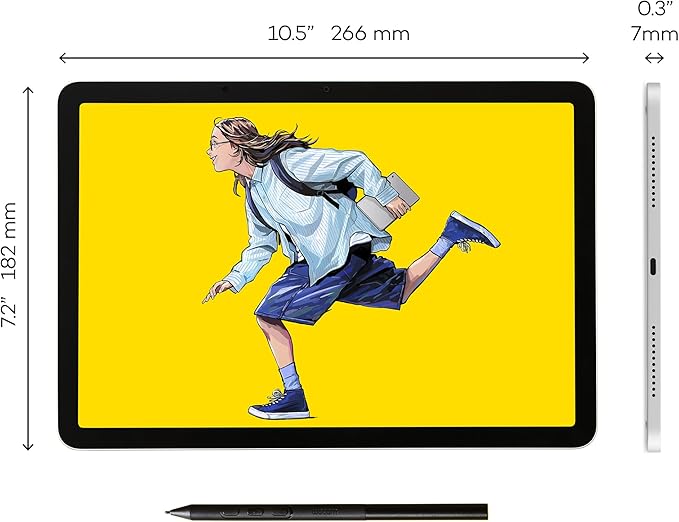 Wacom MovinkPad 11, Android Mobile Drawing Tablet, 11" with Battery-Free Slim Pro Pen 3, 8GB RAM/128 GB Storage, Quick Draw Feature, Anti-Glare Etched Glass Matte Screen, No Computer Needed