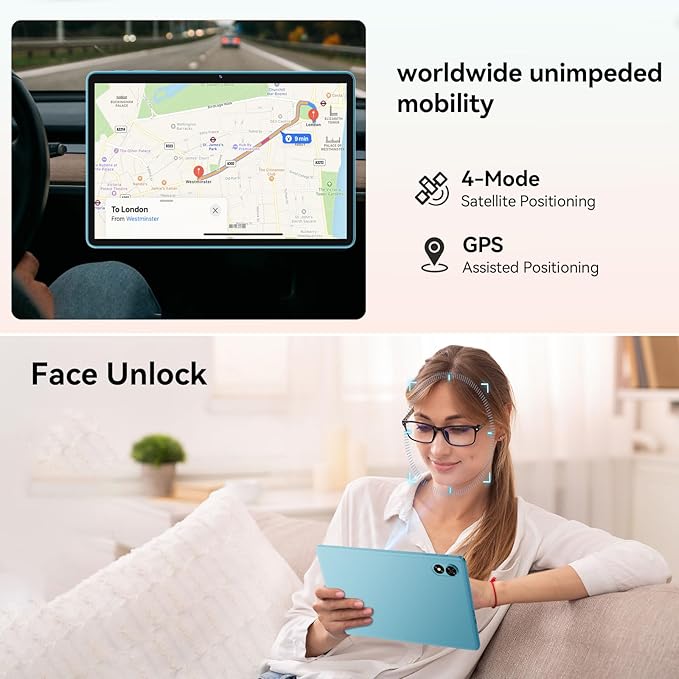 Tablet 11 inch Android 15 Tablets, 24GB RAM + 128 Storage(Expandable up to 2TB), Android Tablet with Case, Octa-Core, IPS HD Display, 13 MP Dual Camera, 8000mAh, 5GWiFi, GPS, Bluetooth 5.0 (Blue)