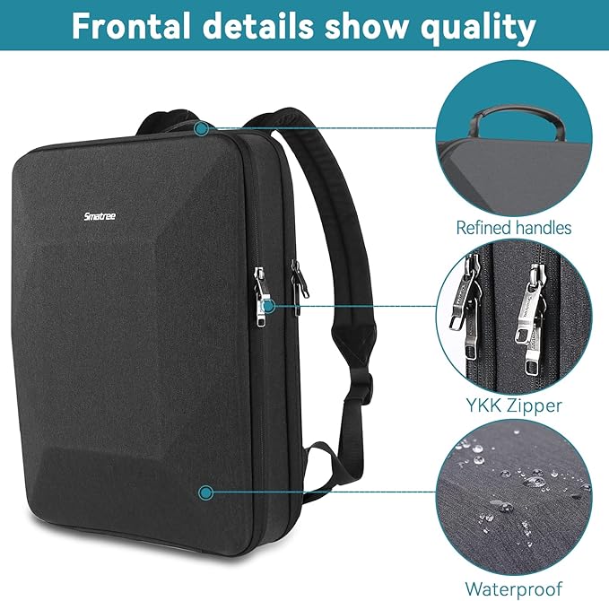 Smatree Hard Gaming Laptop Backpack Compatible for 18 inch Razer Blade 18 2025, for ASUS ROG Strix SCAR 18 2025/2024,ROG Strix G18 2025/2024, for Alienware m18/m18 R2, Acer Predator Helios 18/Neo 18