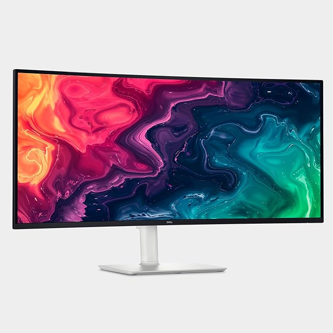 Dell 34 Plus USB-C Curved Monitor - S3425DW - 34-inch (3440 x 1440) up to 120 Hz 21:9 Display, VA Panel, AMD FreeSync Premium, 99% sRGB, 95% DCI-P3, Integrated Speakers, 3000:1 Contrast Ratio