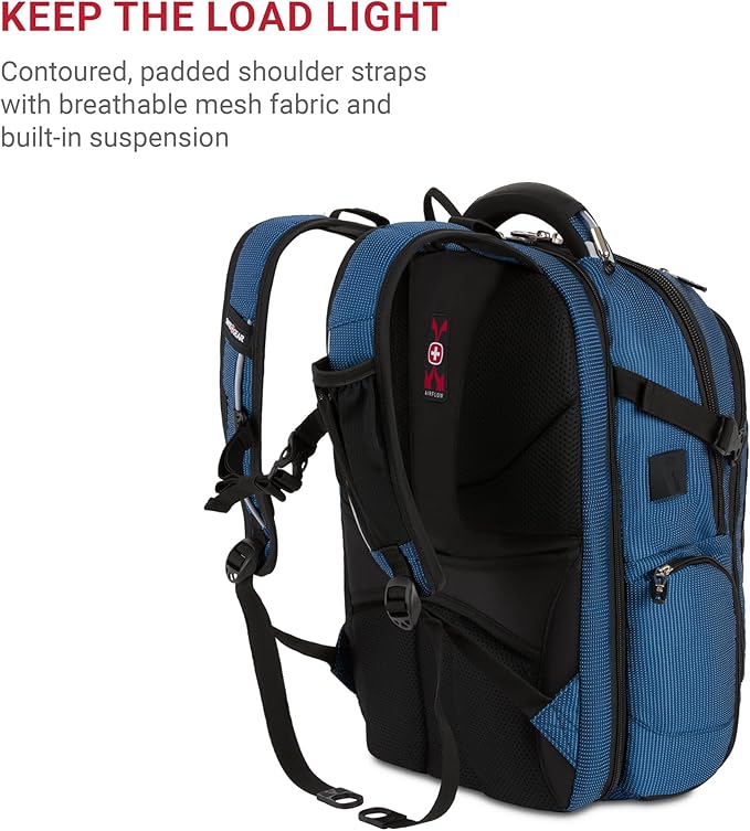 The Travel Tech Elite USB ScanSmart Laptop Backpack