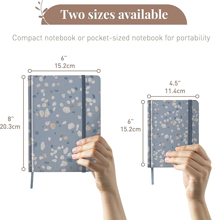 Rileys & Co. Compact Terrazzo Password Book | Alphabetized Tabs, Secure Login Organizer, Internet & Website Username Keeper | Portable and Convenient (Blue, 6 x 5 Inches)