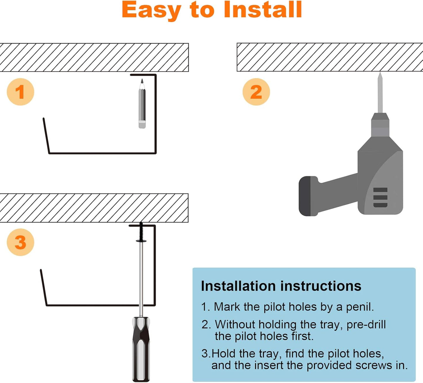 Under Desk Cable Management- 2 Pack Cord Organizer. Metal Wire Cable Management Tray for Office, Studio and Home. Super Sturdy Under Table Cable Management - Black Cable Organizer