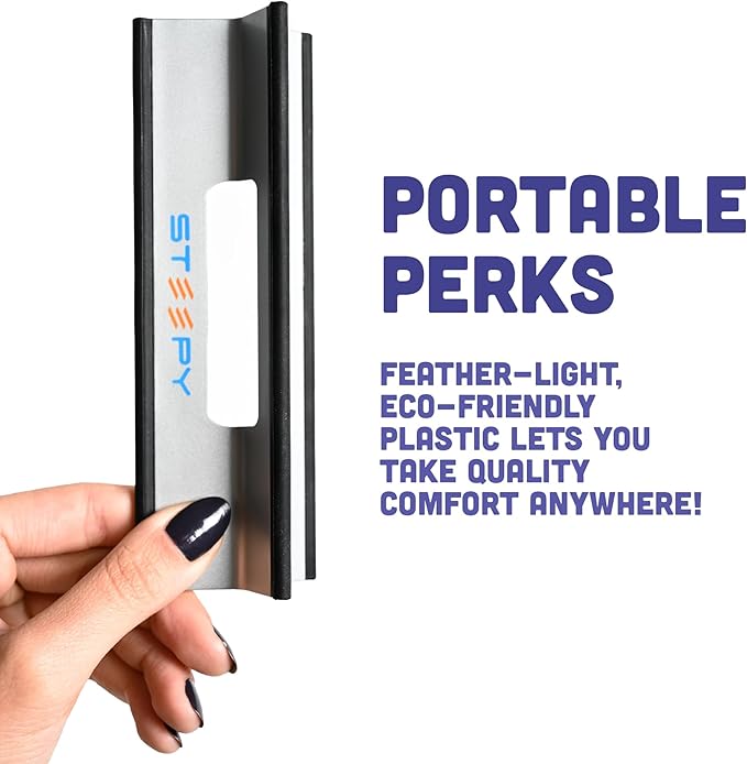 Steepy Adjustable Laptop Riser - 3 Heights Laptop Desk Stand - Portable, Adjustable Height