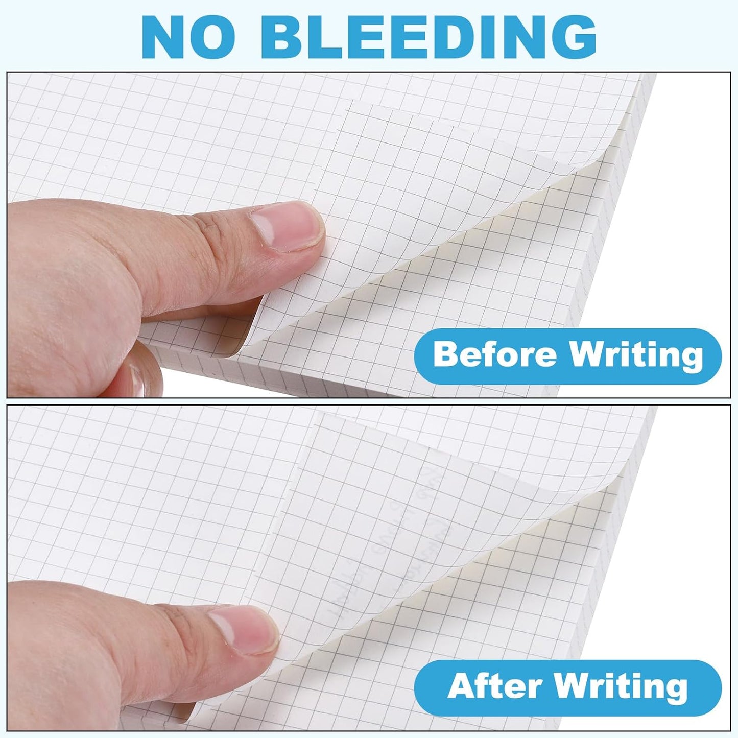 PATIKIL Grid Refill Paper 9-Ring Binder Loose Leaf Planner Filler Paper Planner Inserts, 80 Sheets/160 Pages, Lined