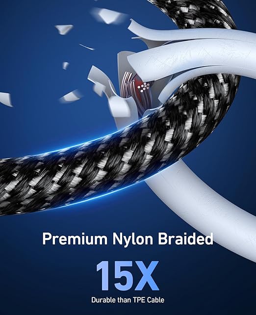 Dasku USB C to USB C Cable, 5 Pack [3/6/6/10/10FT] Charger Cable 60 W Fast Type C Charging Cord for iPhone 17 16 15 Pro Max Plus Samsung S23 Note 20 iPad Pro Air Mini MacBook LG and More