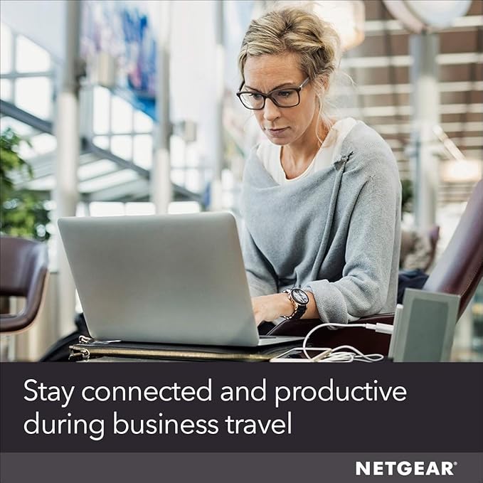 NETGEAR Mobile WiFi Hotspot | 4G LTE Router AC797-100NAS | 400Mbps Download Speed | Connect up to 15 Devices | Create a WLAN Anywhere | GSM Unlocked