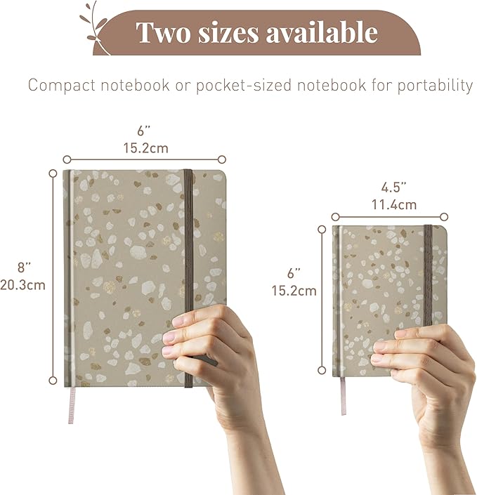 Rileys & Co. Terrazzo Elegance Password Book | Alphabetical Tabs, Password Organizer, Secure Internet & Website Login Keeper, Username Storage | Stylish and Durable (Beige, 8 x 6 Inches)