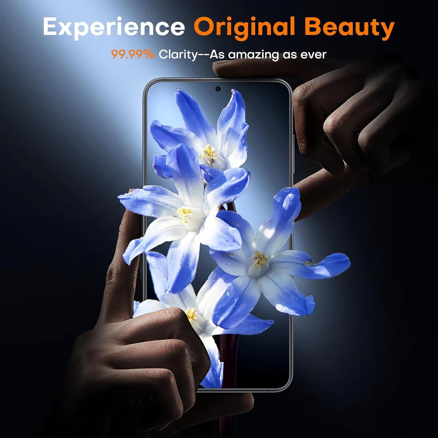 TOCOL for Samsung Galaxy S25 Screen Protector [9H Hardness] [Military Grade Shatterproof] HD Tempered Glass 2 Pack