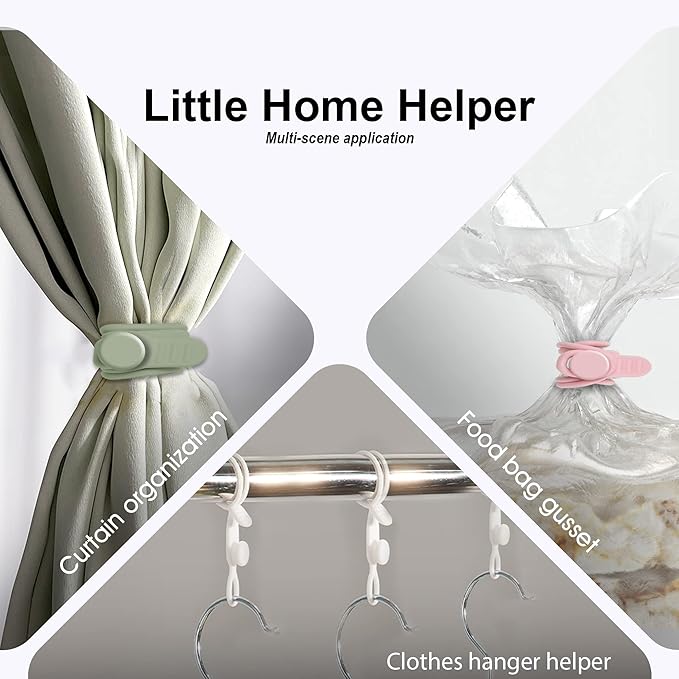 Nearockle Silicone Cable Ties Cord Organizer for Cable Management, 20PCS 4.2" and 7.1" Reusable Cable Organizer Electronic Accessories for Home, Office, Kitchen, School, Travel (5 Colors)