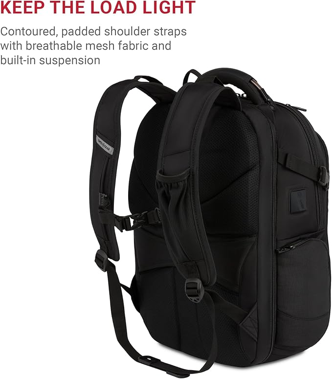 The Travel Tech Elite USB ScanSmart Laptop Backpack
