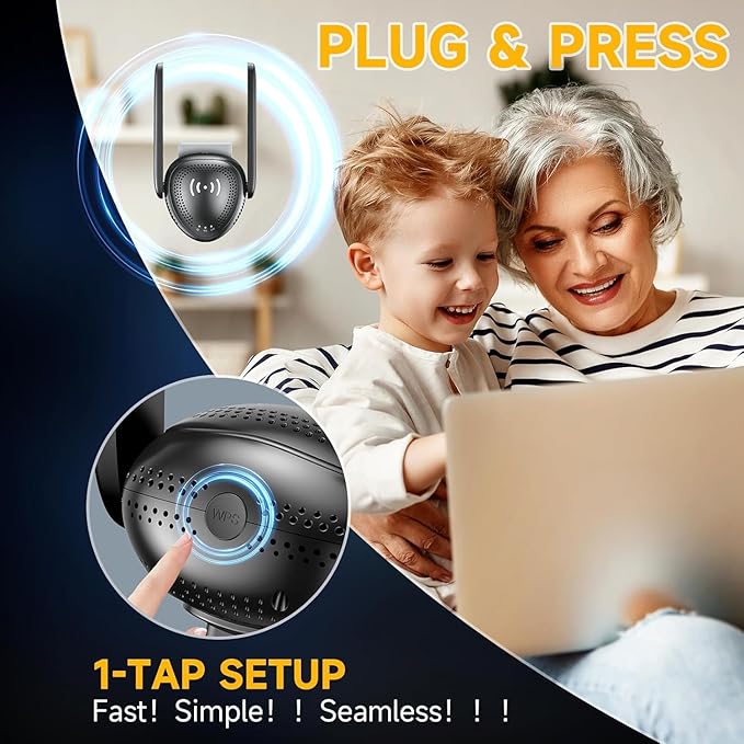 2026 Mesh AX3000 WiFi 6 Extender Signal Booster for Home, Range up to 20K+ Sq.Ft, 3000Mbps Wireless Internet Repeater, Dual Band Signal Amplifier with Gigabit Ethernet Port, 10X Faster WiFi Extender