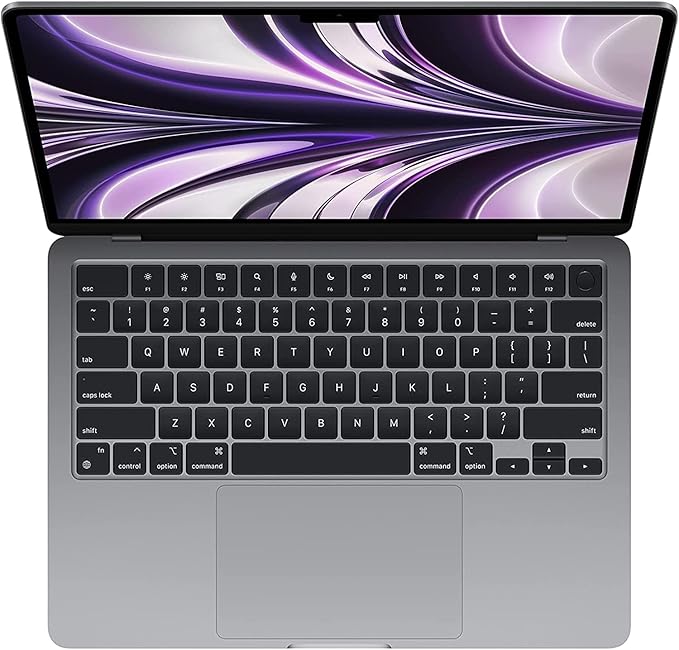 Apple 2022 MacBook Air with Apple M2 Chip (13-inch, 24GB RAM, 2TB SSD Storage) (QWERTY English) Space Gray (Renewed)