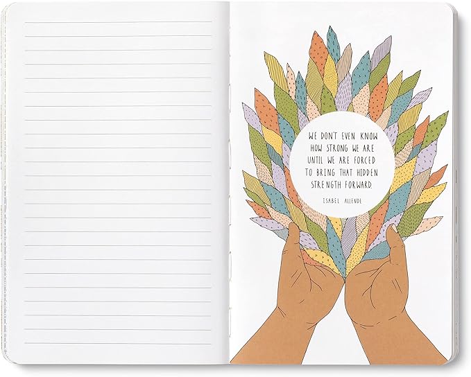 Compendium Softcover Journal - There is always hope… – A Write Now Journal with 128 Lined Pages, 5”W x 8”H