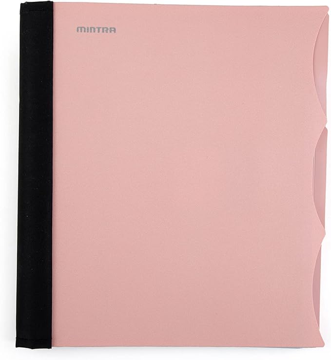 Mintra Office Durable PREMIUM Spiral Notebook (Salmon, 3 Subject (8.5in x 11in))