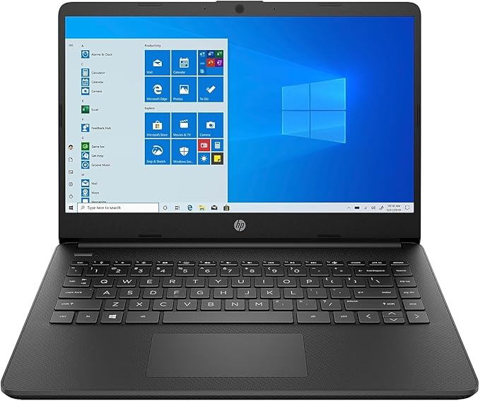 HP 14 Series 14" Touchscreen Laptop Intel Celeron N4020 4GB RAM 64GB eMMC Jet Black