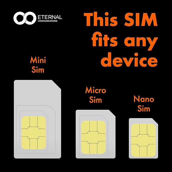 Preloaded Orange Travel Sim Card Now with 30GB of 4G Data, Unlimited Calls & Texts in Europe, 120 mins + 1000 SMS from Europe to Worldwide (Lasts for 31 Days). Tethering Allowed