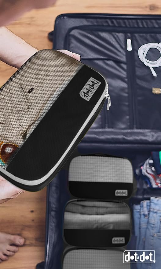 4pc Small Packing Cubes for Travel - Luggage Packing Organizers - Travel Packing Cubes for Suitcases