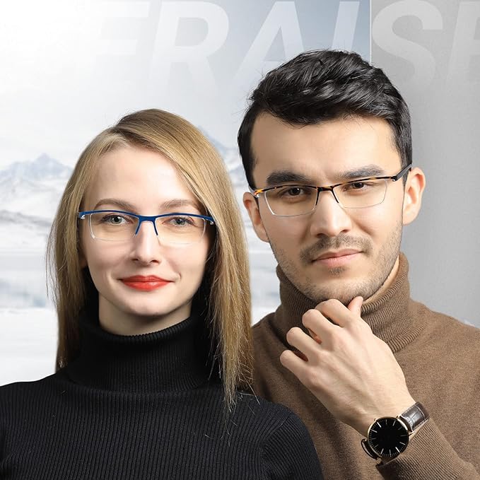 TERAISE Fashion Anti-blue light Reading Glasses Men Women Computer Reader