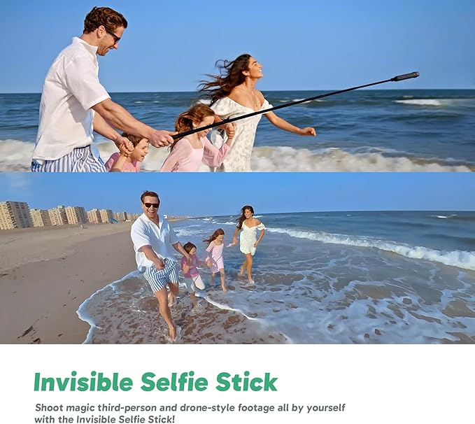 AKASO 360 Weatherproof 360° Action Camera - 5.7K 360 Video with 1/2" 48MP Sensors, 72MP 360 Photo, 360-SuperSmooth, Invisible Selfie Stick, 360° Horizon Lock, AI Tracking with 128GB MicroSD Card