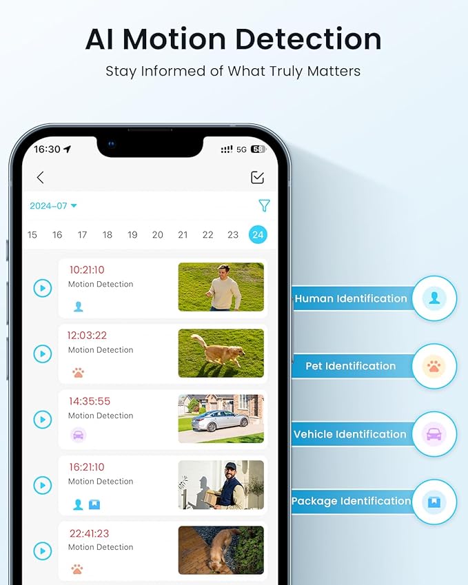 ieGeek Solar Camera Outdoor Wireless, 2K Outside Cameras for Home Security, Embedded Solar Panel, AI Motion Detection, Smart Spotlight & Alarm, No Hub Needed, 2 Pack