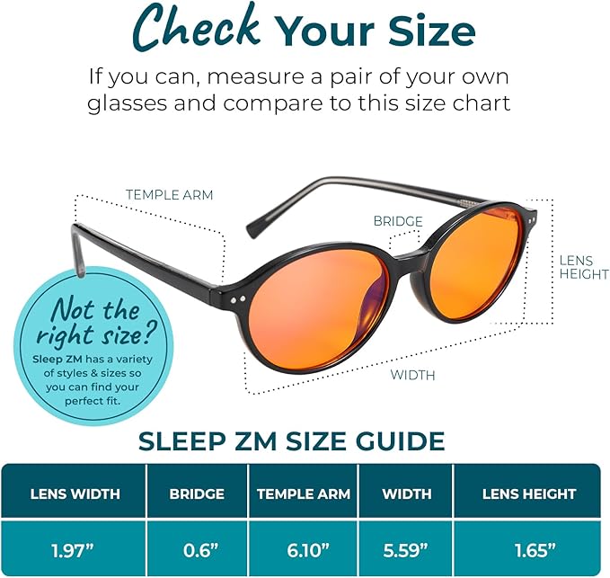 100% Blue Light Blocking Glasses - Women + Men - Better Sleep - Anti Eye Strain Protection - Computer Screens Gaming