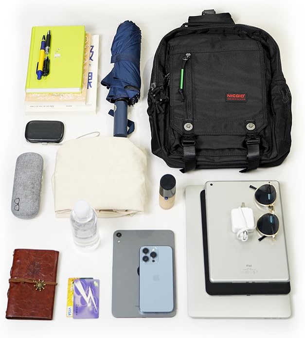 NICGID Sling Bags Chest Shoulder Backpacks, 12.5'' 13.3'' 14.1'' 15.6''Laptop Backpack Crossbody Messenger Bag Travel Outdoor