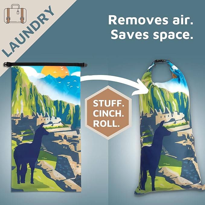 Large Compression Packing Cubes for Travel-Packing Cube Luggage Organizers 7 Piece Set for Checked Luggage-Ultralight, Expandable/Compression Bags by TRIPPED Travel Gear (Bucketlist)