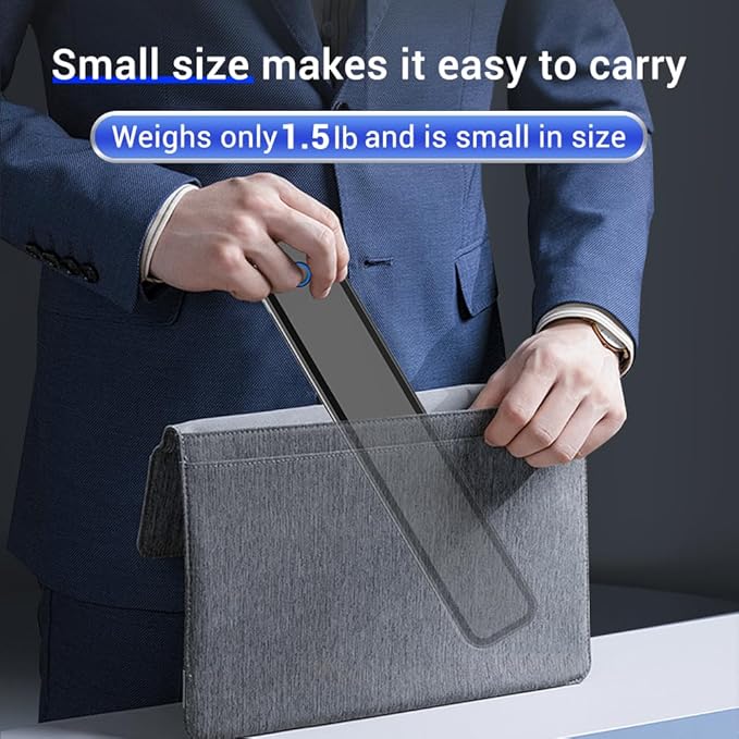 Inkless Portable Thermal Printer for Travel, Bluetooth Mobile Compact Printer Wireless Support 8.5" X 11" US Letter & A4 Size, Compatible with iPhone Android Laptop for Home Car Office