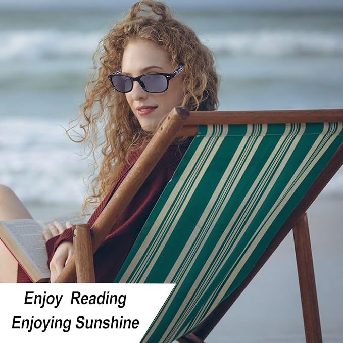 6 Pack Reading Glasses for Women Men Blue Light Blocking Spring Hinge Computer Readers, Anti Eyestrain/Glare