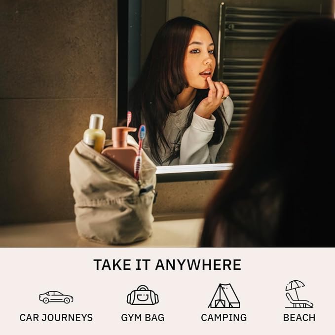 trtl Packing Pods, Coconut - Packing Cubes for Travel - Organizer Bags for Luggage to Maximize Space in Suitcase - Travel Packing Organizers - Includes Carry Strap - Comes with 3 Cube Sizes - 3 Pack