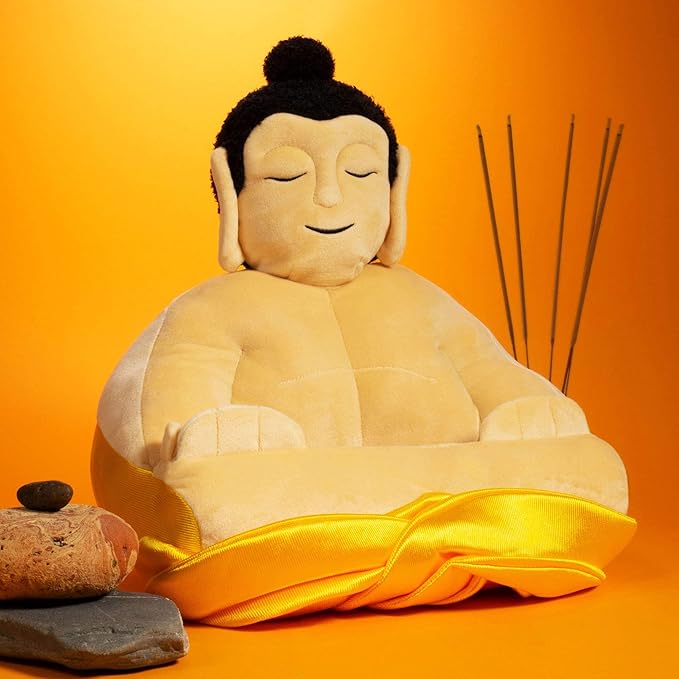 Book Buddha iPad Stand, Tablet Stand and Book Holder, Reading Pillow Cushion in Bed at Home Travel, Lap Rest Support, Gift Idea Compatible with eReader/Kindle/Smartphone