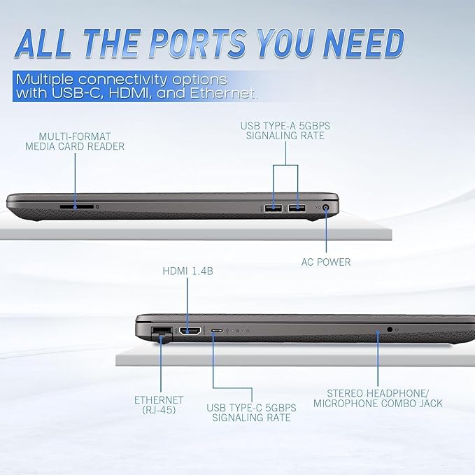 HP 250-G9 Flagship 15.6" Laptop - Special Business Edition w/Microsoft Office 365-32GB RAM | 2TB SSD - Intel Core i5 10-Core Processor - 15.6" FHD - Wi-Fi 6 - Win 11 - w/WOWPC Recovery USB