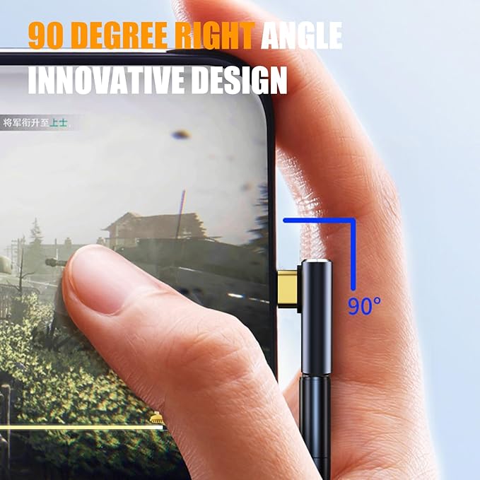 PANPEO 90 Degree USB C Adapter,2 Pack Right USB-C 240W Male to Female Adapter Extender for Steam Deck, ROG Ally, MacBook, Tablet, Phone and More