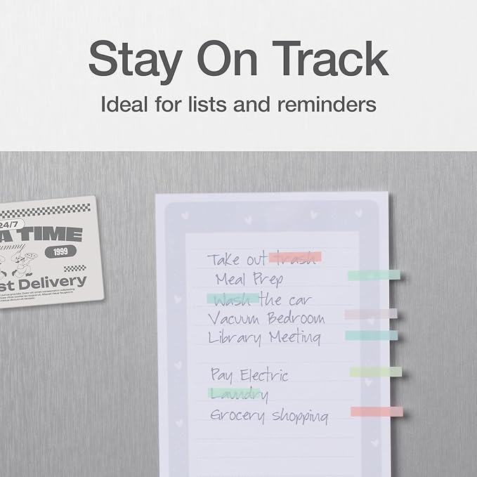 Redi-Tag Small Pastel Flags, Adhesive Flags for Journals and Calendars, School and Office Supplies, 0.19" x 1", 5 Assorted Pastel Colors, 3600 per Pack (1009681)