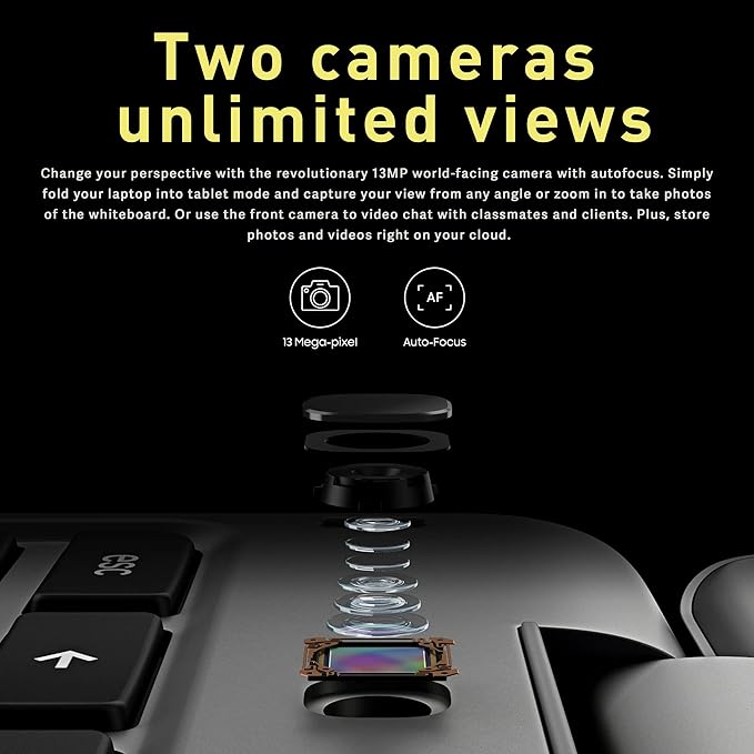 SAMSUNG 12.2" FHD 2-in-1 Touchscreen Chromebook Plus Laptop for Business&Students, Intel Dual-Core, 4GB RAM, 224GB Storage(64GB eMMC+160GB Docking Station Set), Stylus Pen, Wireless Mouse, Silver