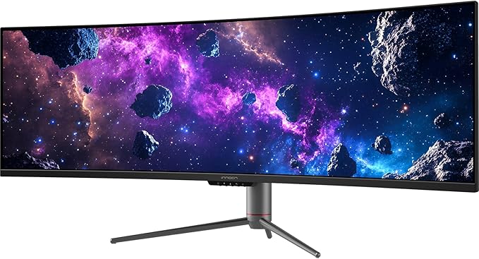 INNOCN 49" Ultrawide Monitor Curved Gaming 5K2K 5120 x 1440P 240Hz Monitor, R1800, 99% sRGB, HDR400, USB Type C, DisplayPort, HDMI, Built-in Speakers, Height/Tilt Adjustable - 49C1S