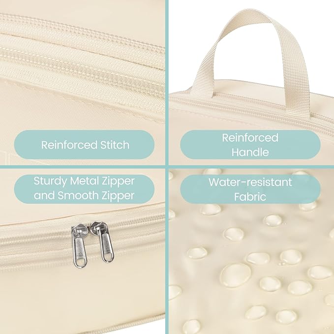 Cambond Compression Packing Cubes for Travel Women - Travel Bags Luggage Organizers Travel Essentials Compression Cubes for Travel Carry on Suitcases Organizer