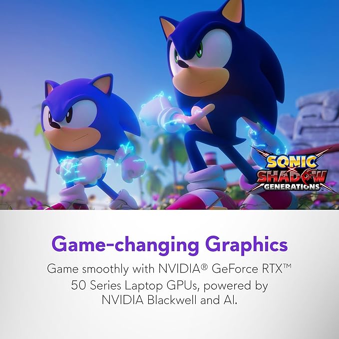 Alienware 16 Aurora Gaming Laptop AC16250-16" WQXGA 120Hz Display, Intel Core 7-240H Processor, 16GB DDR5 RAM, 1TB SSD, NVIDIA GeForce RTX 5050 8GB Graphics, Windows 11 Home, Onsite Service - Blue