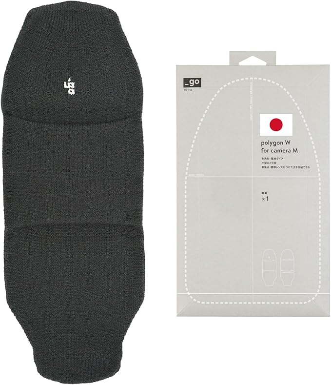 Camera Cover, Polygon W, Made in Japan, M size, Dark Gray