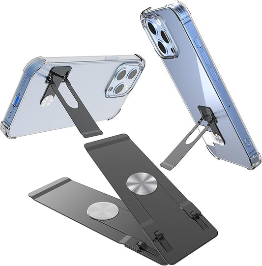 (2025 Upgrade) Ultra-Thin, Fully rotatable Metal Mobile Phone Holder, Portable, Stable, Comfortable and Seamless Grip. Compatible with iPhone 17/16/15 Pro Max, Android Smartphone Accessories (1)