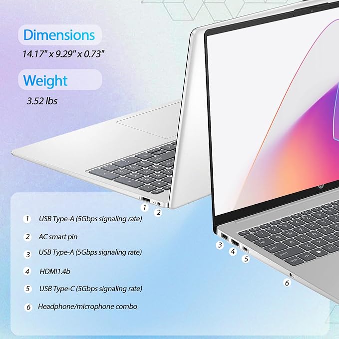 HP Flagship 15.6-inch Touchscreen Laptop Computer - AMD Ryzen 7 7730U • FHD Touch Anti Glare Display • for Business & Student • AI Copilot • WiFi 6 • HD Camera • Win 11 Pro (32GB RAM | 1TB SSD)