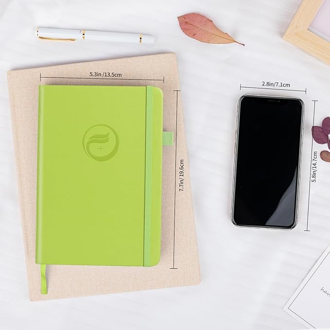 Password Book with Alphabetical Tabs, Password Keeper Book for Seniors, Hardcover Password Notebook for Individual & Colorful Tabs, Password Organizer for Website Logins, 5.3" x 7.7", Grass Green