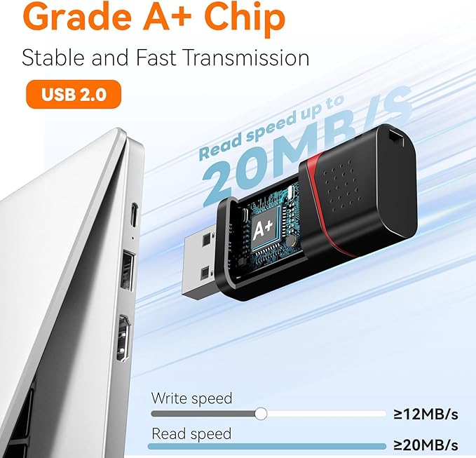 AreTop 8GB Flash Drive 5 Pack Thumb Drives Slide Retractable USB Flash Drives 5 Pack 8GB Memory Sticks for Data Storage Jump Drives Multipack (Mixed Color:Yellow,Red,Blue,Green,Purple)