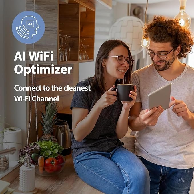 D-Link AX6000 WiFi 6 Mesh System 3-Pk —Contemporary Design —High-Performance —Feature Rich —AI Enabled —Parental Controls —Covers up to 8000+ sq. ft —Router (M60/3)
